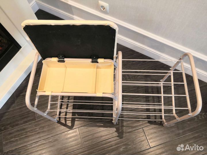 Банкетка для обуви с ящиком для мелочей