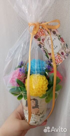 Букет из мыла