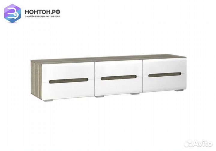 Тумба Наоми тб-17 дуб каньон / белый глянец