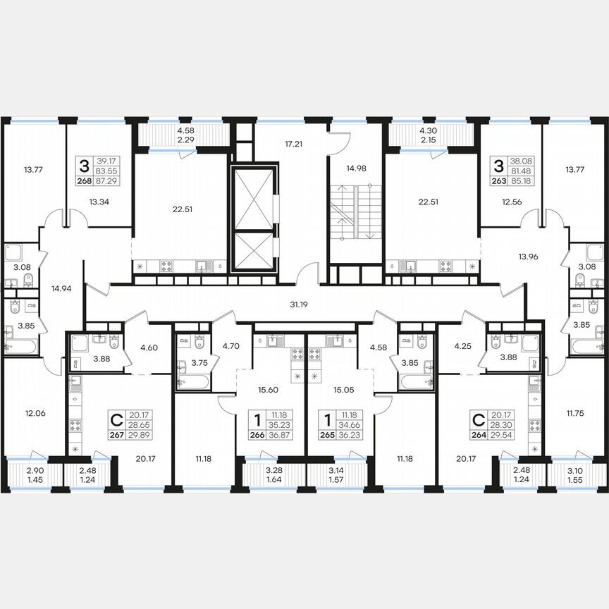 1-к. квартира, 36,9 м², 6/15 эт.