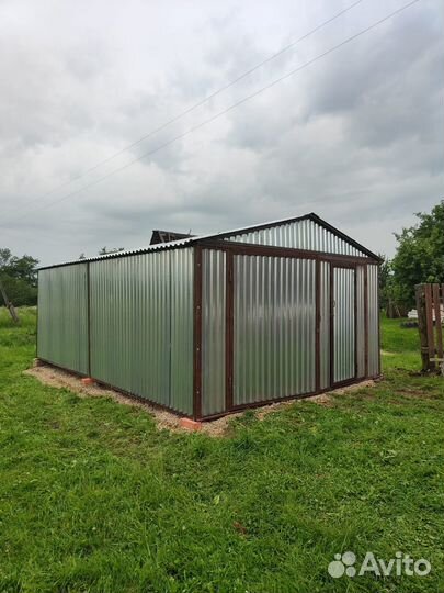 Гараж / ракушка оцинкованный