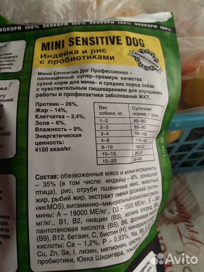 Сухой корм для собак