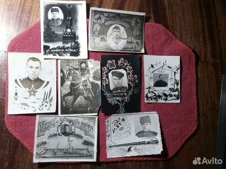 Фото «коллаж солдатики» cccp 1940-50 e годы/8шт
