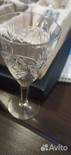 Фужеры хрустальные СССР чехия