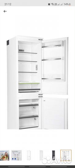 Встраиваемый холодильник Hyundai CC4033FV