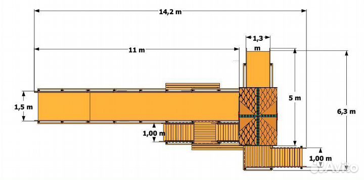 Зимняя горка 