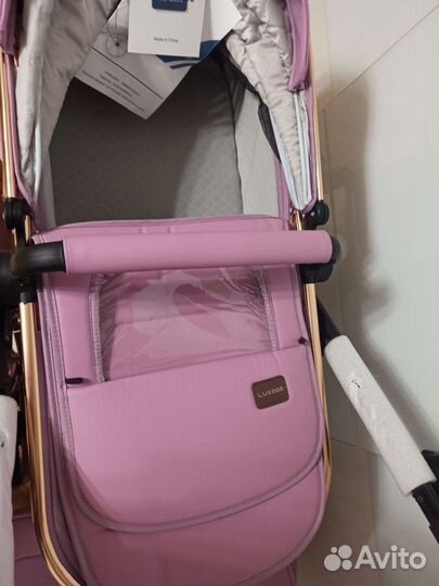 Детские коляски 3 в 1 из эко кожи luxmom 608