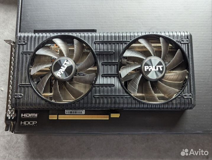 Видеокарта Palit GeForce RTX 3060 12gb на гарантии