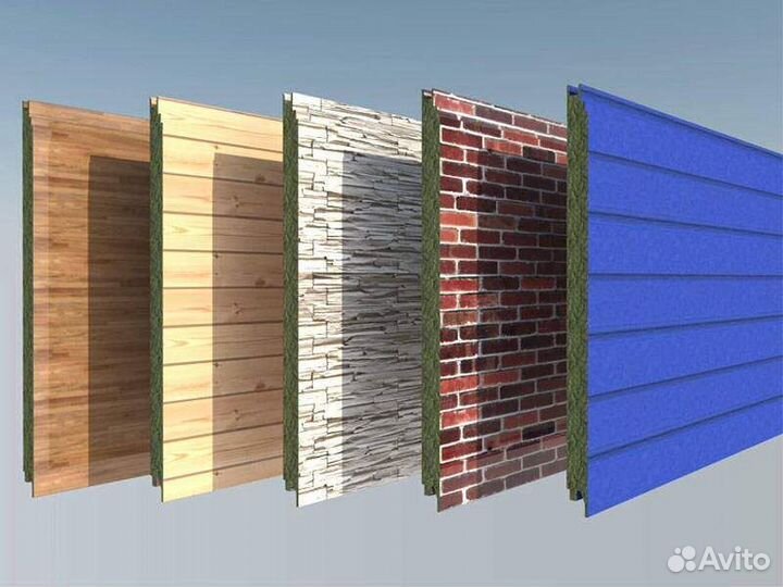 Сэндвич панели пир 5см