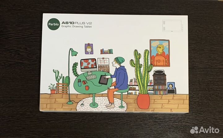 Графический планшет A4 Parblo A610Plus v2