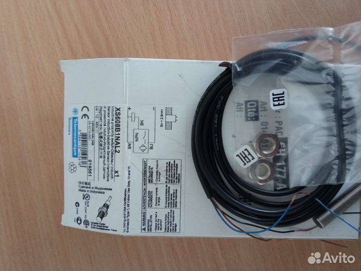 Индуктивный датчик xs608b1nal2
