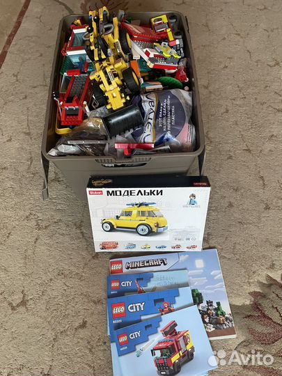 Lego россыпью с инструкциями
