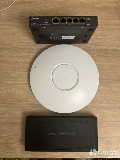 Tough switch poe + unifi AP LR + TL-R600VPN