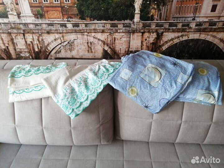 Комплекты постельного белья, 2 шт., б/у