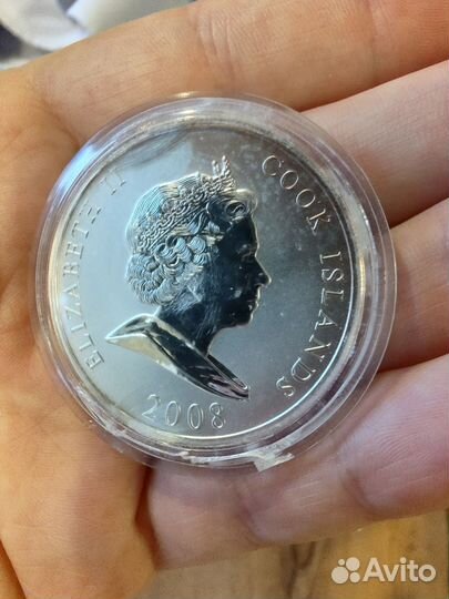 Монета 10 долларов Острова Кука