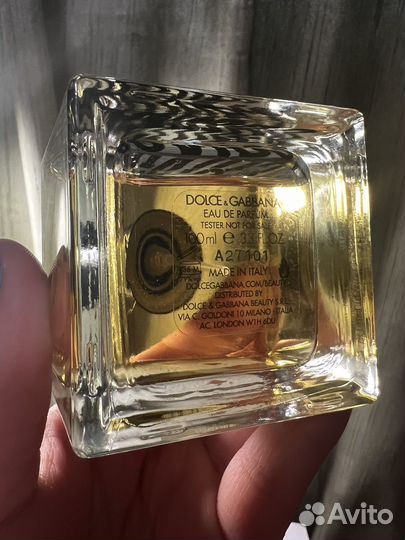 Новинки Dolce & Gabbana тестеры 100 ml