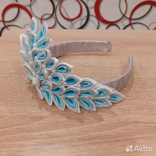 Ободок со снежинками