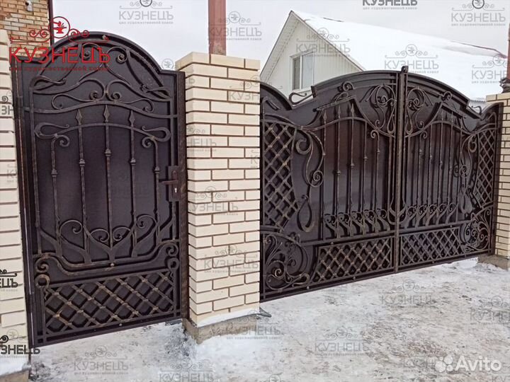 Кованные ворота