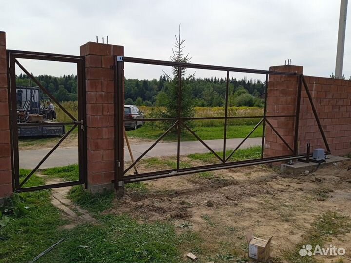 Откатные ворота, установи сам