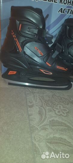 Коньки детские раздвижные 33 36