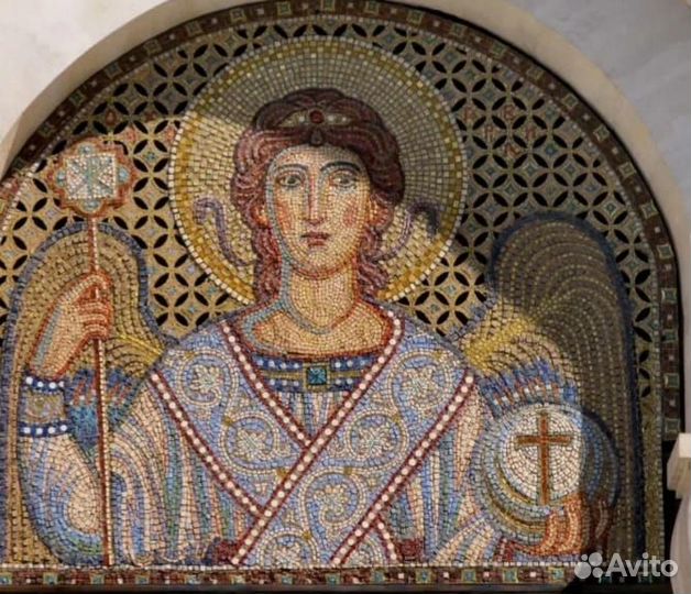 Панно из мозаики, хамам, бассейн