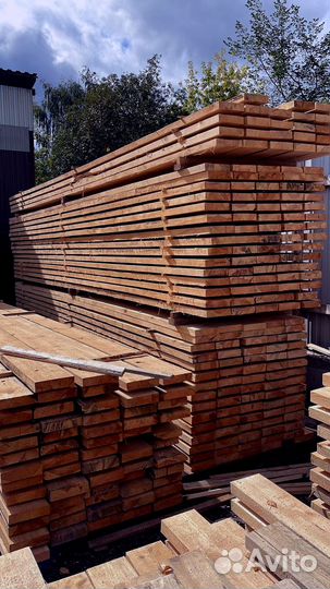 Доска обрезная 40х100х6000мм с доставкой