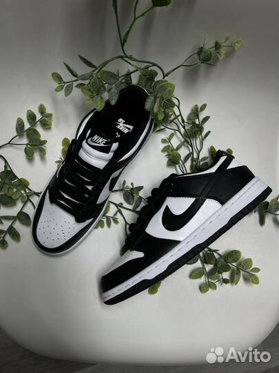 Кроссовки Nike Dunk Low Retro White Black Panda