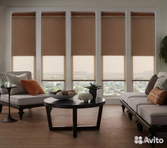 Шторы Рулонные с монтажом