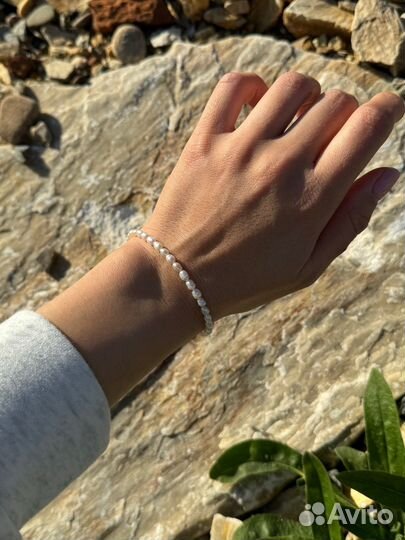 Браслет из натурального жемчуга