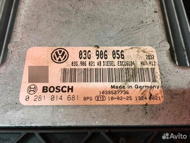 Блок управления двигателем Volkswagen Touran