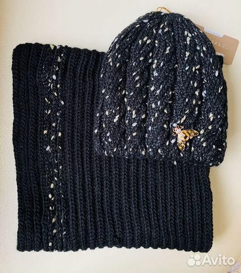 Шапка и снуд женский