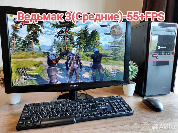 Пк i5/Монитор Full HD/SSD+20Игр(Игровой пк)