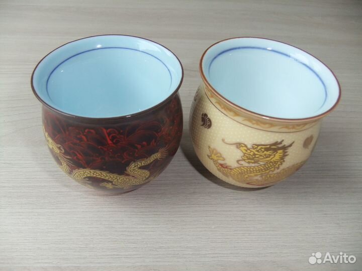 Редкие винтажные чайные чашки (Китай)