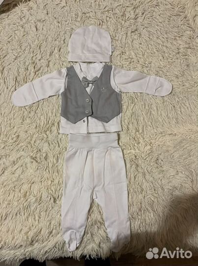 Костюм для новорожденного мальчика на выписку