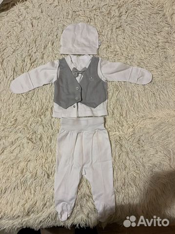 Костюм для новорожденного мальчика на выписку