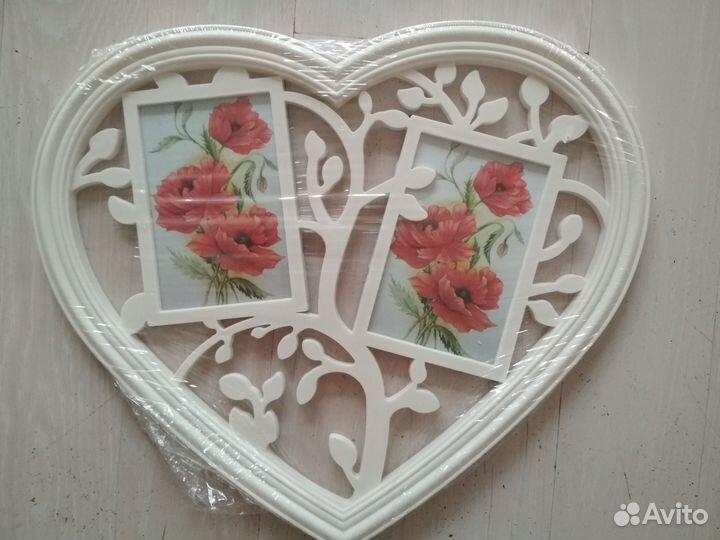 Фоторамки романтические Сердце лотом