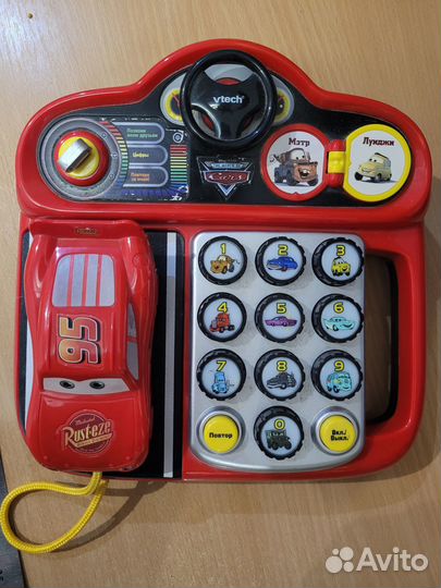 Обучающий телефон Молния Маквин