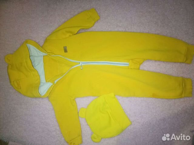 Комплект шапочка и комбинезон 