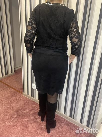 Платье оригинальное, гипюровое на размер 48-50