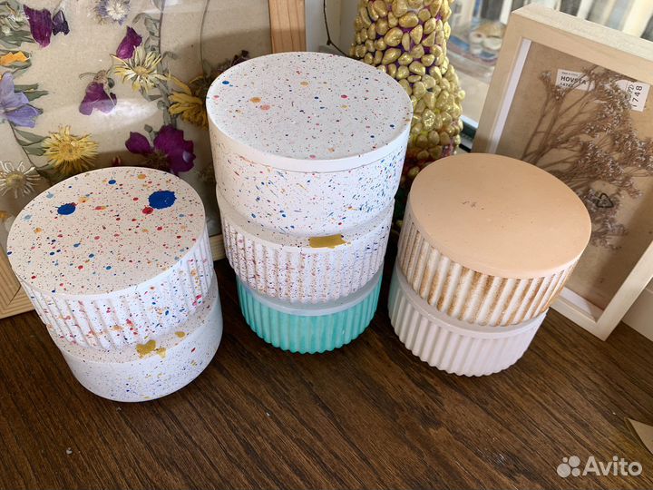 Подсвечник из гипса/ изделие из гипса