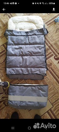 Зимний конверт в коляску до 3 лет