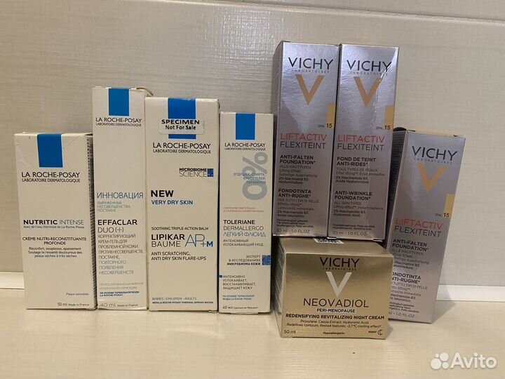 Крем для лица vichy, la roche posay