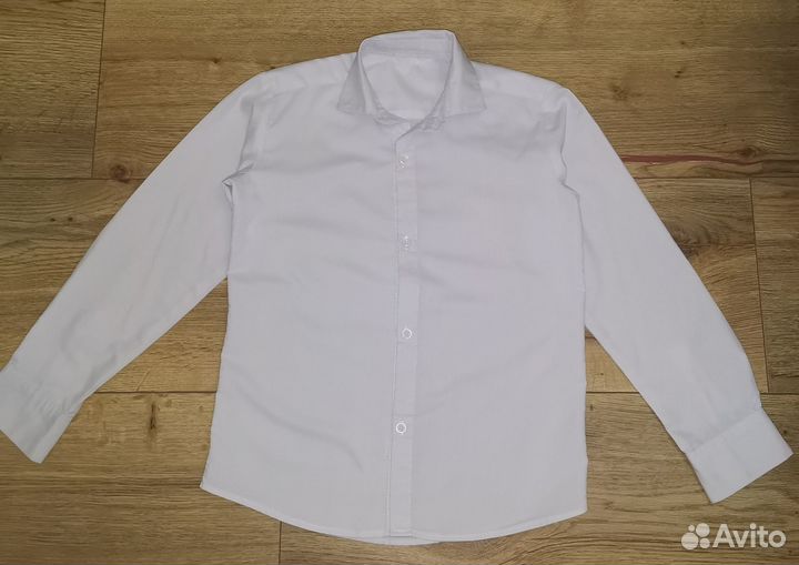 Рубашки школьные 134-140 см (5 штук)