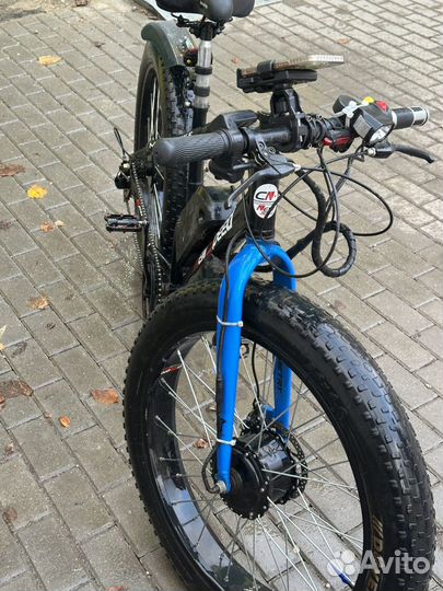 Электрофетбайк с полным приводом. 2 моторколеса