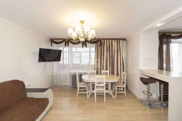 3-к. квартира, 75,1 м², 6/9 эт.