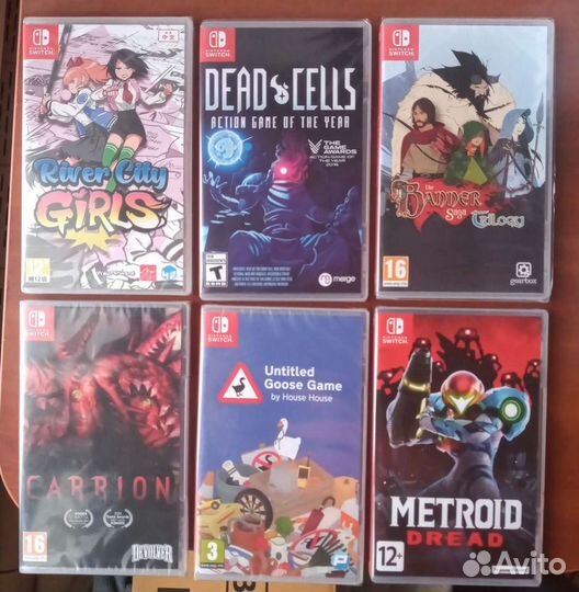 Хиты и редкие игры Switch обн. 10.05 (в пленке)