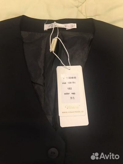 Жилет школьный, классический новый