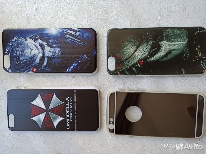 Защитное стекло и бампер на iPhone 6/6S