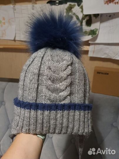 Шапка зимняя на мальчика