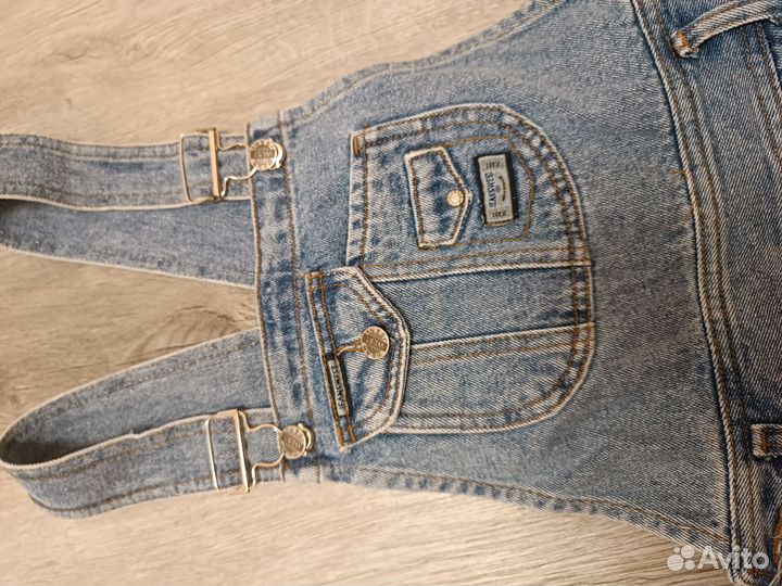 Комбинезон джинсовый женский 44 размер